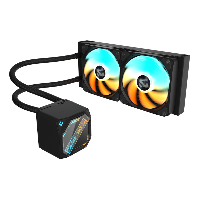 VENTILADOR P/CPU GIGABYTE (GP-GIGABYTE GME 240) ARGB,ENFRIAMIENTO LIQUIDO,2 FAN,240MM,NEGRO image 2